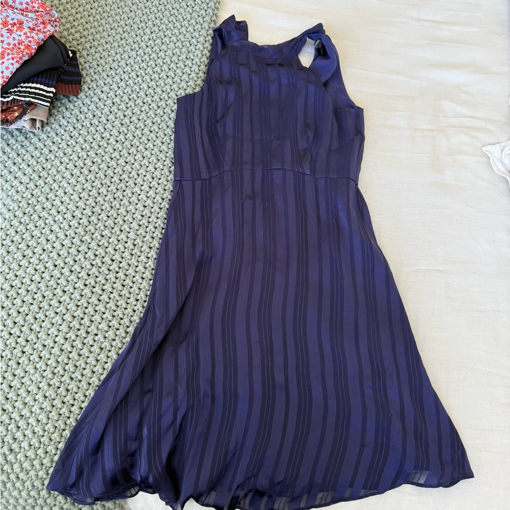 Banana Republic Navy Blue Sleeveless Dress